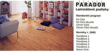 Laminátové podlahy PARADOR